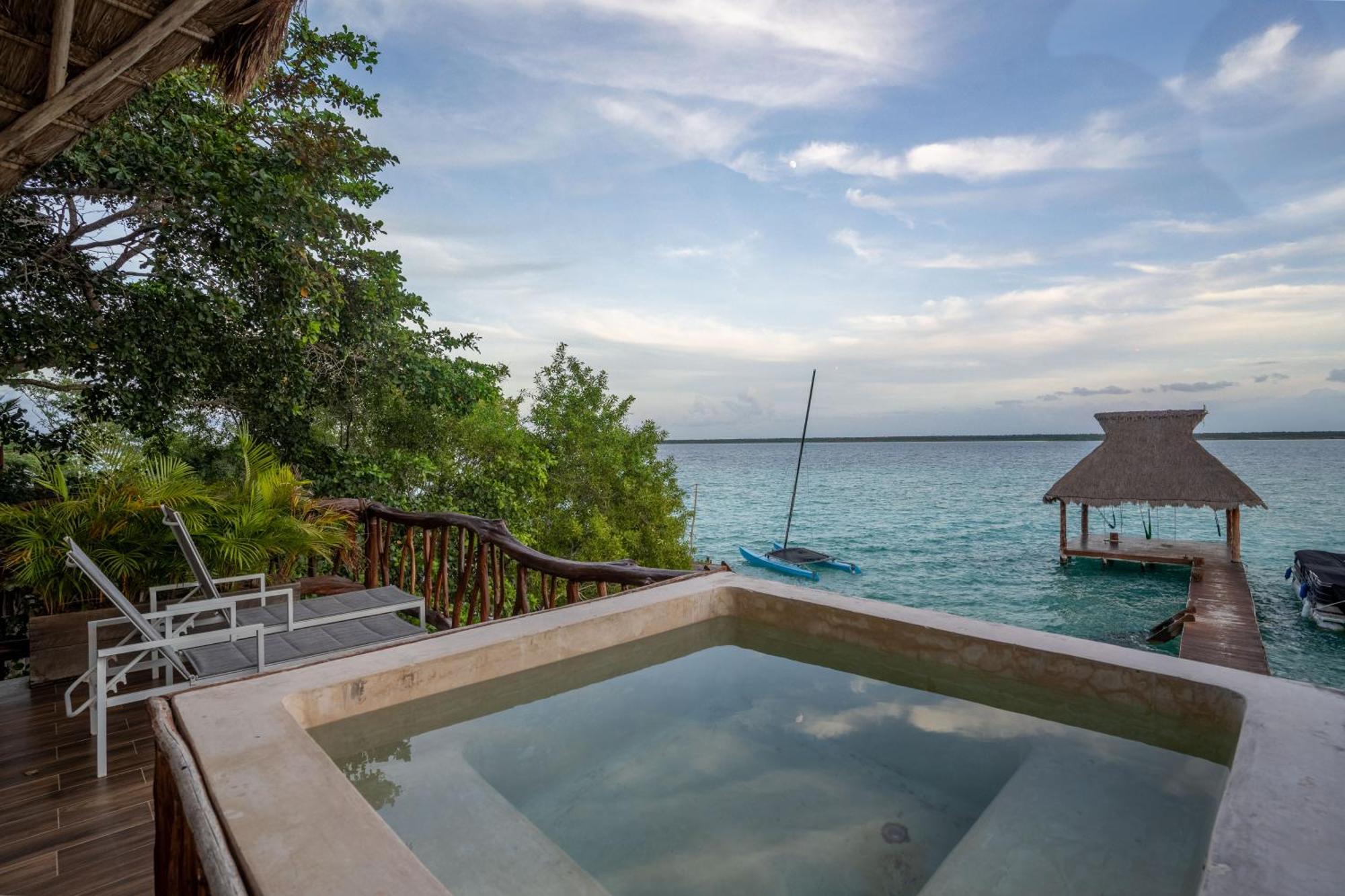 Xoot Kaana Villa Vista Laguna Bacalar Eksteriør bilde