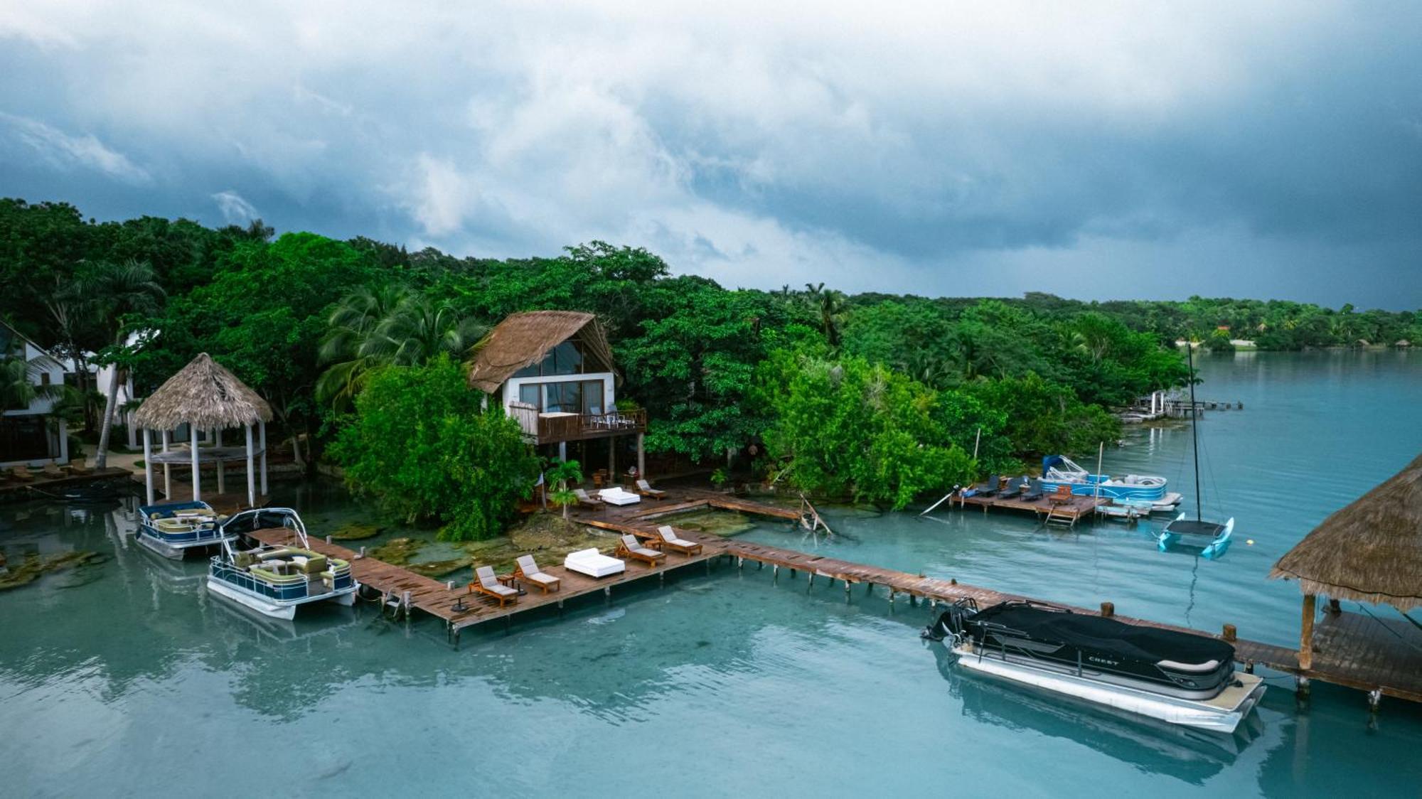 Xoot Kaana Villa Vista Laguna Bacalar Eksteriør bilde