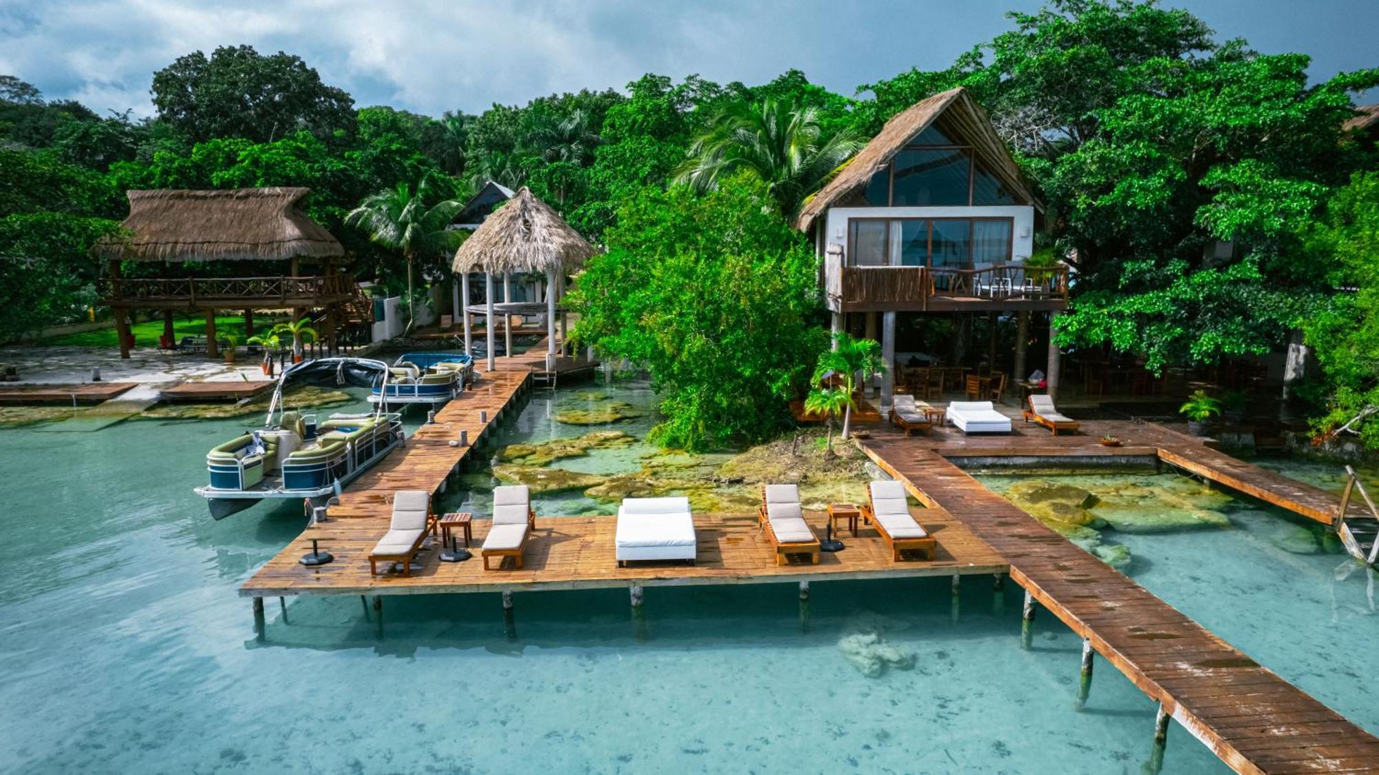 Xoot Kaana Villa Vista Laguna Bacalar Eksteriør bilde