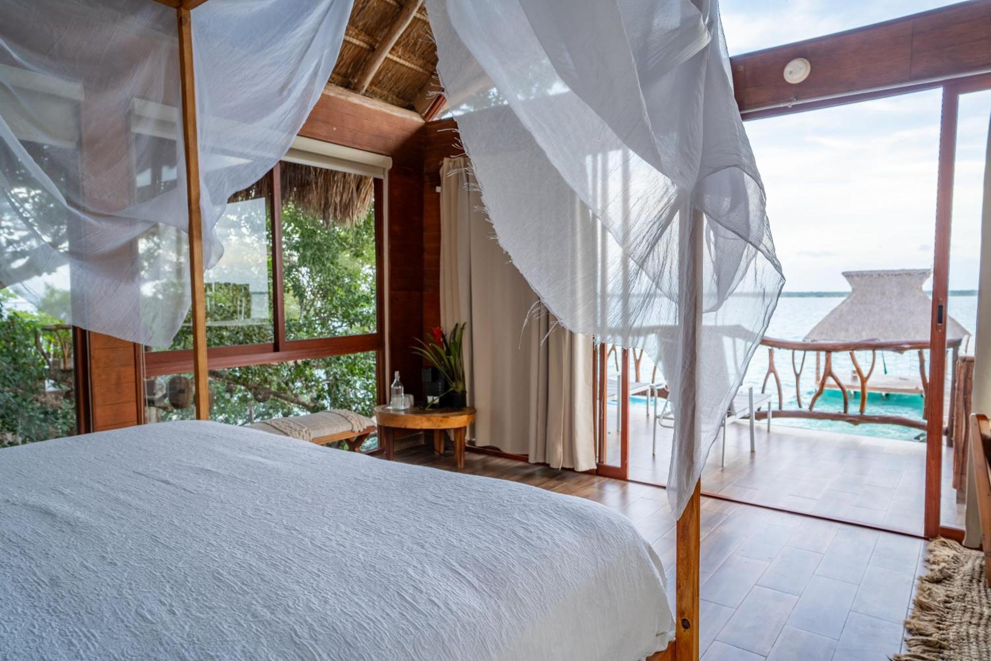 Xoot Kaana Villa Vista Laguna Bacalar Eksteriør bilde