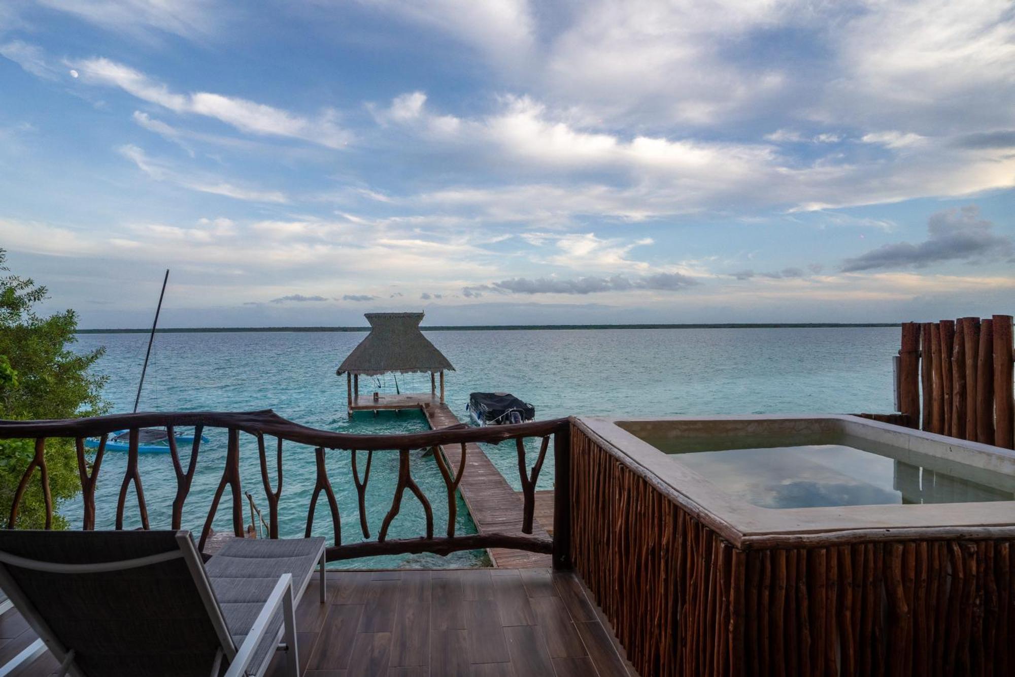 Xoot Kaana Villa Vista Laguna Bacalar Eksteriør bilde